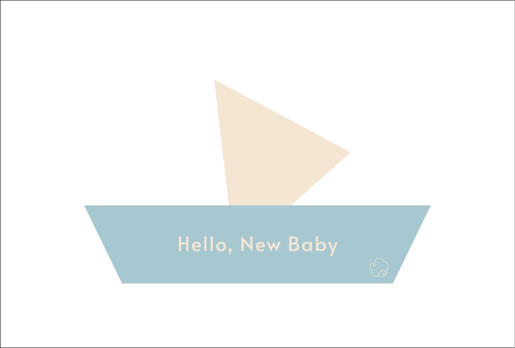 メッセージカード|Hello, New Baby|出産祝い
